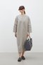 OVERSIZE DENIM DRESS STONE - 3