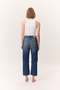 High Waist Straight Fit Jeans Blue - 8