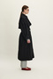 Technical Fabric Oversize Trench Coat Black - 6