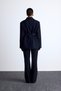 Classic cut blazer jacket navy blue - 8