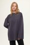 Wide Sleeve Oversize Tshirt Anthracite