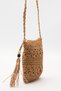 Tassel Detail Mini Straw Bag Natural - 3