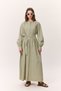 Gerafftes, detailliertes, weites Hemdkleid CAGLA - 3