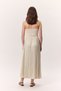 Crush Saten Skirt Beige - 6