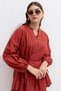Nervür Detailed Volume Tunic Orange - 5