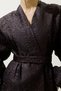 Jacquard Organza Kimono Purple - 4