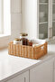 Washable Beige Pp Rattan Closet Laundry Children's Room Toy Organizer Storage Basket Organizer 39X29X13 - 3