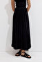 Crush Effect Premium Skirt Black - 6