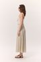 Crush Saten Skirt Beige - 5