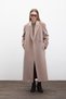 Belted Long Fur Coat Mink - 5