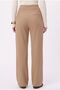 Line Women's Lycra Velcro Closure Beige Palazzo Trousers - 6
