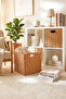 Washable Beige Pp Rattan Closet Laundry Children's Room Toy Organizer Storage Basket Organizer 33X33X33 - 7