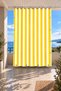 Yellow White Ty901-2 Eyelet Balcony Curtain Optional - 5