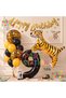 Safari Concept Tiger 9 Years Old Balloon Set Tiger Party Concept Birthday Balloon Set Jungle Tiger Balloon