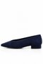 Navy Blue Lambskin Ballerinas 24005