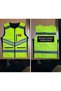 Reflective Vest "Add Your Own Text Here" with Writing on the Back