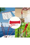 4mm 10M Red 10M (787.4Inch/393.7Inch) Specialized High-Quality Red Retrieval Rope with a Metal Clasp - 4