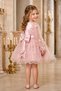 Baby Girl Dress Girls' Dress Floral Birthday Party Wedding Special Occasion Long Sleeve Lined with Bow - 4