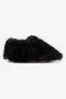 Furry Furry Black Fur Barefoot Booties - 6