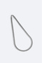 Men's Silver Color Steel Necklace B009822