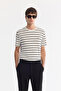 Men's Black Classic Waist Cotton Elastane Relaxed Fit Chino Trousers A61Y3013 - 2