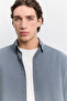 Men's Indigo Bottom Britli Collar Soft Touch Long Sleeve Comfort Fit Shirt A62Y2021 - 2