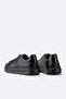 Men's Black 100% Leather Flexible Sole Lightweight Casual Shoes A52Y8016 - 5