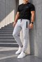 Men's Slim Fit Zippered Sweatpants - Grimelange Pockets - 3
