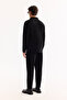 Men's Black Classic Collar Velvet Comfort Fit Shirt Jacket A52Y2103 - 4
