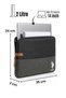 BASE. Polo Assn. 23695 Unisex Laptop Briefcase with Compartment BLACK - 6