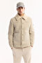 Men's Ecru Fur Collar Napa Comfort Fit Coat A52Y6057 - 6