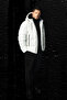 Men's Black Velvet Corduroy Carrot Fit Pants with Elastic Sides A52Y3039