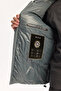 Men's Sage Hooded 100% Goose down Water Repellent Windproof -15 Degree Resistant Shiny Comfort Fi - 6