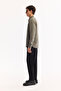 Men's Green Bottomed Britli Collar Soft Touch Striped Comfort Fit Shirt A52Y2101 - 3
