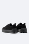 Men's Black 100% Leather Flexible Sole Lightweight Casual Shoes A52Y8023 - 5