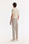 Men's Stone Waist Elastic Soft Touch Breathable Relaxed Fit Trousers A61Y3038 - 4