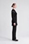 Striped Pearl Cashmere Double Set Black - 2