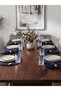 6-Piece Supla American Service and Multi-Purpose Basket Navy Blue Set 100% Natural Tres Rope Rope-Bohemian Tableware - 4