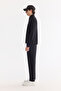 Men's Black Classic Collar Technical Fabric Wrinkle-Free Comfort Fit Shirt Jacket A61Y2079 - 4