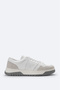 Men's White 100% Leather Flexible Sole Lightweight Casual Shoes A51Y8000