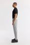 Men's Gray Classic Waist Pleated Carrot Fit Trousers with Epaulet Detail A51Y3026 - 2