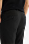 Men's Black Side Pocket Bi-Stretch Slim Fit Trousers A42Y3212 - 5