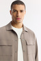 Men's Mink Classic Collar Wrinkle-Free Comfort Fit Shirt Jacket A51Y2118 - 3