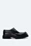 Men's Black 100% Leather Lace-Up Classic Shoes A42Y8006