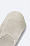 Men's Beige Bamboo Ballerina Socks B008557 - 2