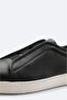 Men's Black 100% Leather Flexible Sole Lightweight Casual Shoes A51Y8001 - 2