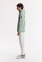 Men's Mint Green Hooded Water Repellent Windproof Seasonal Comfort Fit Coat A51Y6054 - 4
