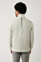 Men's Stone Stand Collar Reflector Printed Flexible Water Repellent Bi-Stretch Slim Comfort Fit Coat A41Y6023 - 4