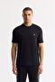 Men's Black Elastic Waist Lace-Up Bi-Stretch Interlock Knitted Regular Fit Shorts A51Y3628 - 8