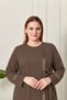 Women's Plus Size Etamin Abaya - 3